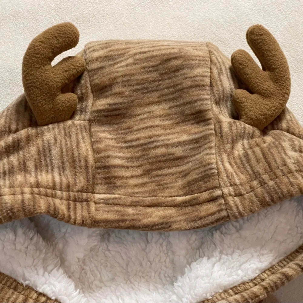 Carter's Reindeer Hooded One Piece with Festive Light‎ Design
